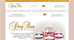 Desktop Screenshot of partyprontoweddings.com